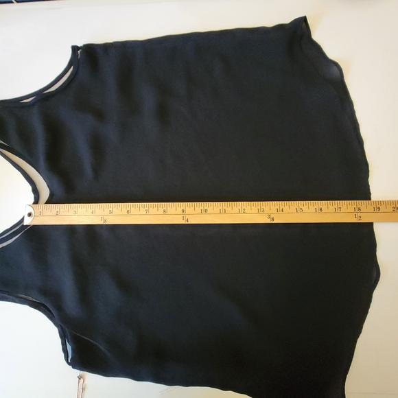 Nwt DEX Small Womens Sleeveless Top Mesh Detail Business Casual Tank - Picture 5 of 10